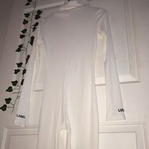 White Full-Body Jumpsuit